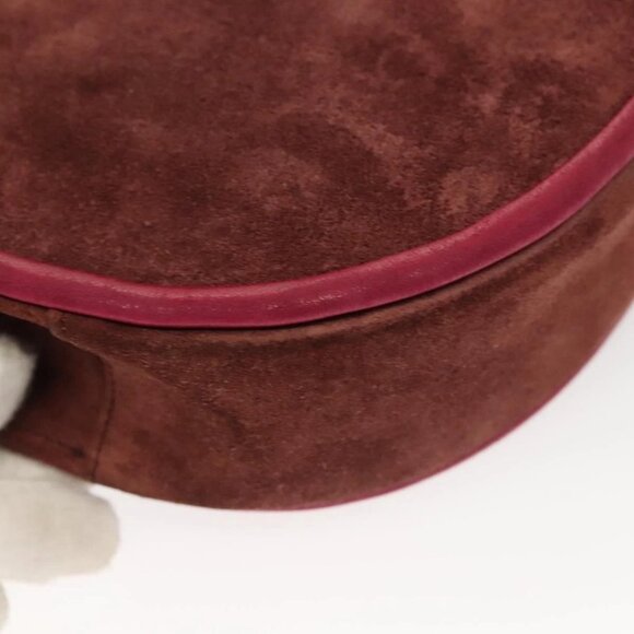 SAINT LAURENT Shoulder Bag Suede Brown Auth BA3599 - Picture 4 of 16